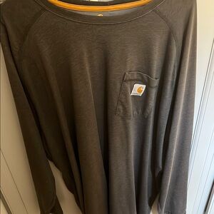 Carhartt Charcoal Long Sleeve Tee